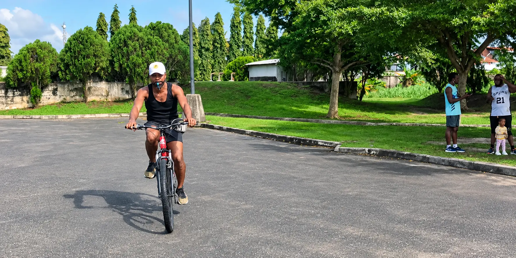dennis kange riding bike